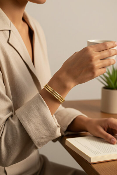 XUPING JEWELRY STİL İNCİSİ/XUPING JEWELRY DALGALI AJDA BİLEZİK (3 ADET)