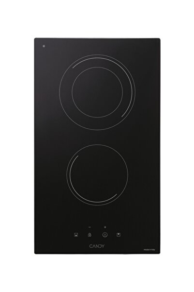 Candy 30cm Built-In Electric Vitroceramic Hob 2 Zone, Touch Control, 2.9kW, L...