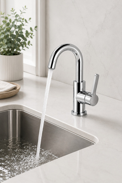 Fleko Mob Kuğu Lavabo Bataryası