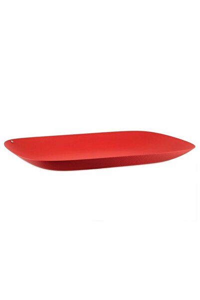 Alessi Δίσκοι Relief Moiré MW70 RT 45x34εκ. Μεταλλικό Κόκκινο