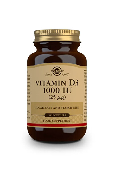 Solgar Βιταμίνη D3 1000IU (25 MCG) 100 Μασώμενα Δισκία