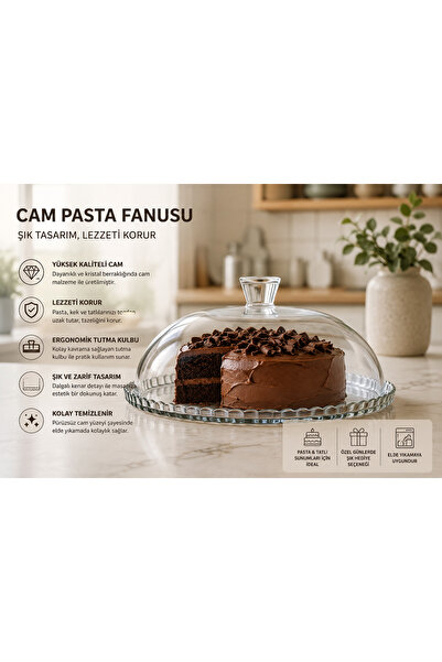 Paşabahçe 95198 PATİSSERİE KEK FANUSU