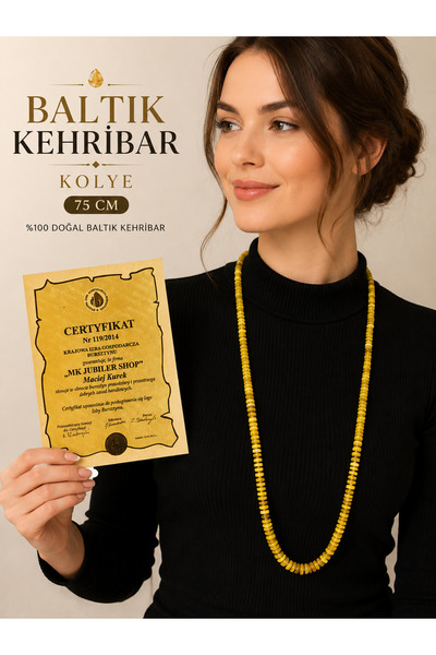best bioenerji taş terapi Baltic Amber Unisex Necklace |   Certified Natural ...