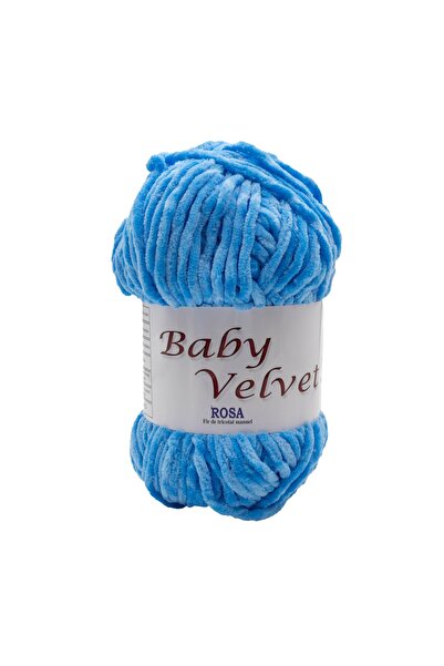 ROSA Pachet fir tricotat catifelat Baby Velvet 1015, 5 bobine, micropoliester...