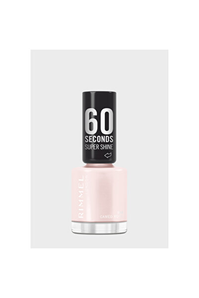 RIMMEL LONDON طلاء أظافر سوبر شاين في 60 ثانية، 108 كاميو روز