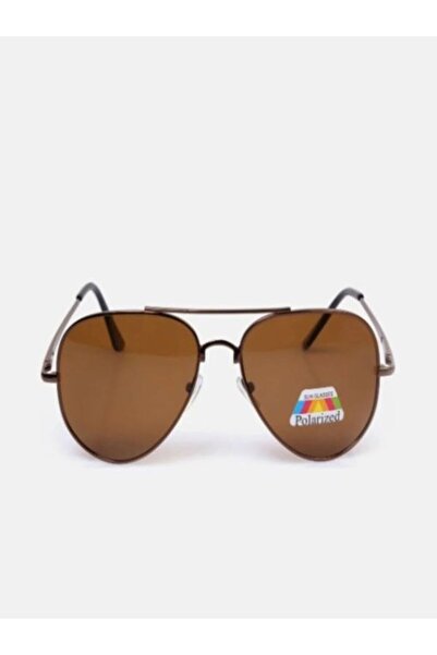 Mise Aksesuar Polarized Coffee Drop Unisex Sunglasses