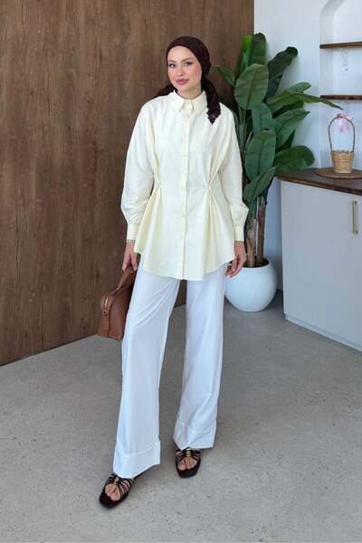 Şule Giyim Pens Buttoned Shirt Yellow