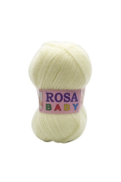 ROSA Pachet fir tricotat Baby, 10 bobine, 20% Poliamida - 80% Acril, 400 g, c...