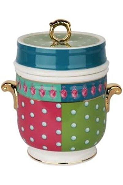 Yıldızan Sna Shop Estelle Bone Jar with Handle 16 cm 1306977