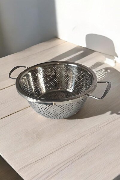 Yıldızan Steel Handle Strainer - Diameter 21.5 Cm, Does Not Rust or Tarnish 1...