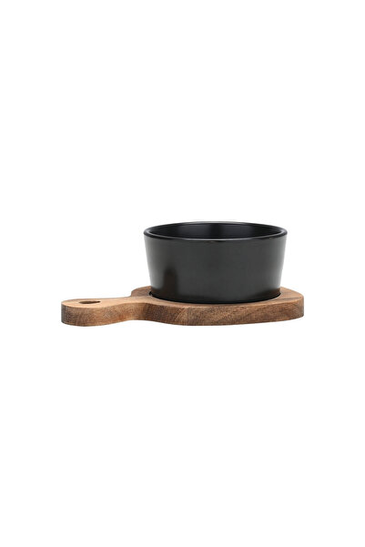 Estia Home Art Estia Δίσκος Σερβιρίσματος Allure Με Κεραμικό Μπολ Και Κουτάλι