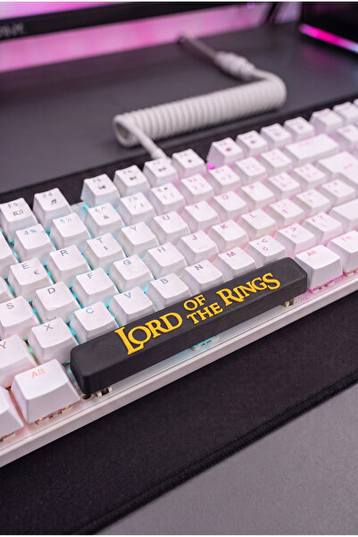 Makerpax Yüzüklerin Efendisi Temalı Spacebar Keycaps 6.25U - Cherry MX Uyumlu...