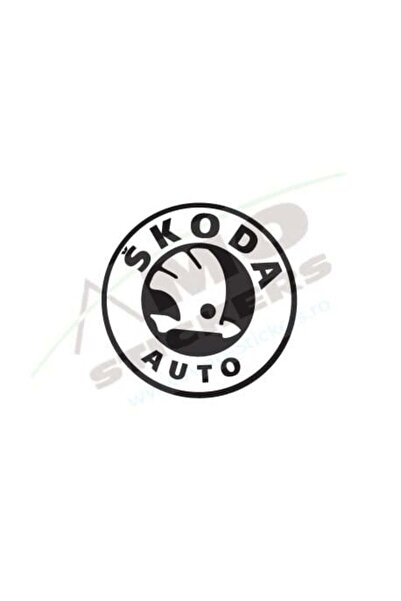Amo-Stickers Skoda logo sticker 25cm Green
