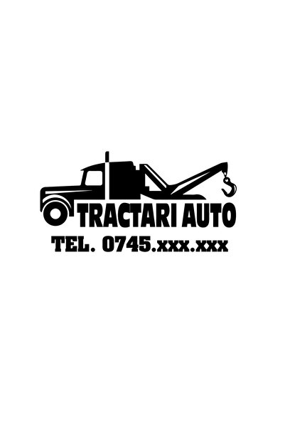 Amo-Stickers Стикер за теглене на автомобил 70 см червен