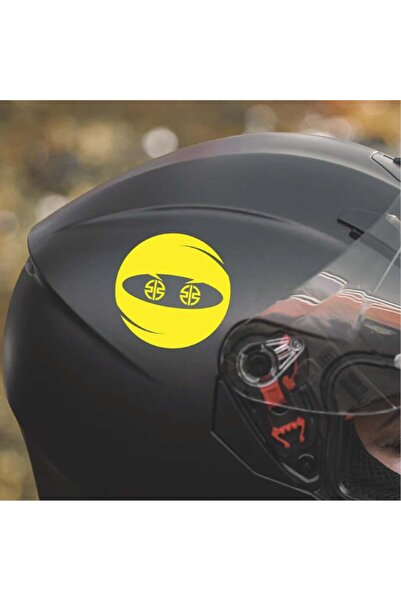 Amo-Stickers Зелен стикер за мотоциклетна каска Kawasaki Ninja