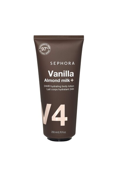 SEPHORA 24 Saat Nemlendirici Vücut Losyonu - Vanilya + Badem Sütü Besleyici v...