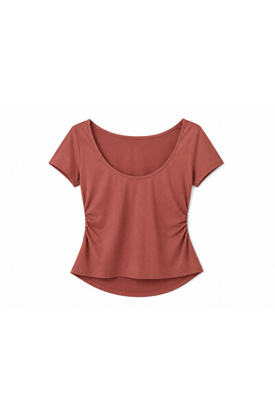 SOFT Women's Basic Cotton Crew Neck T-Shirt |   Solid & Striped Color Options