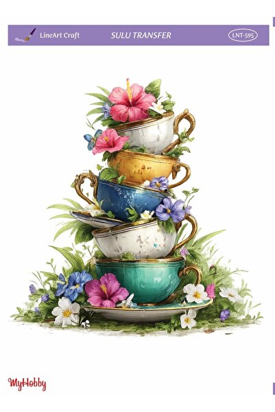 LİNEART لوحة سولو ترانسفير رقم: LNT592-25x35cm