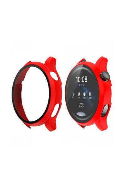 OEM Πλαστική θήκη με γυαλί σε κόκκινο χρώμα για Huawei Watch 3