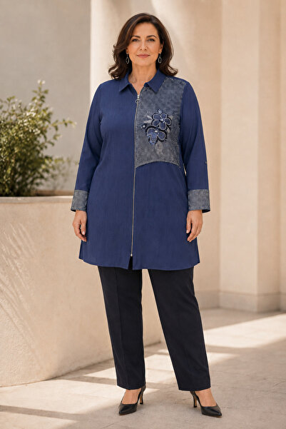 bihan store Women's Tunic Jacket - Stylish and Comfortable Daily Combination ...