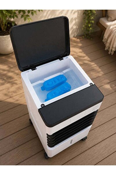Denx Dx2643 15L Portable Rechargeable Evaporative Air Cooler with Remote Control Turbo Fan