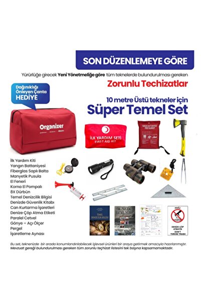 Alamatra Süper Mini Temel Set 2 – Yeni Yönetmeliğe Uygun Zorunlu Tekne Teçhizatı