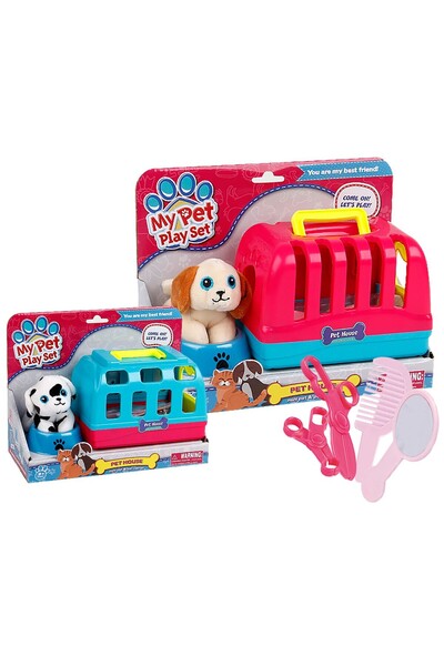 ToyMarkt Σκυλάκι μου κατοικίδιο & Τσάντα Ταξιδιού 24x19x11εκ 971345