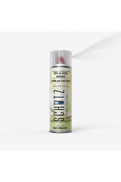 Schutz Geniş Ortam Oda ve Araç Kokusu Aerosol Sprey 500 ml - Profesyonel Kalıcı Koku