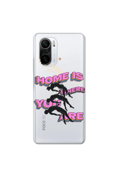 Other Xiaomi Poco F3 Home Is Where Transparent Silicone TPU Θήκη