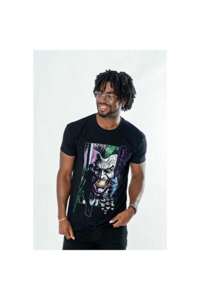 CID , Tricou din bumbac cu imprimeu DC Comics The Joker Jail, Multicolor, S