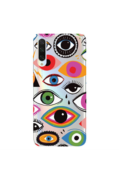 Other Xiaomi Mi 9 Lite Colorful eyes Transparent Silicone TPU Θήκη