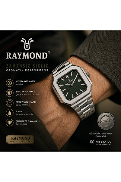 Raymond RYM-270693 Erkek Otomatik Kol Saati - Safir Cam - Miyota - Trendyola ...