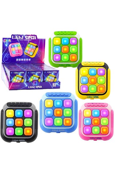 LeanToys Joc electronic de indemanare Light Speed, puzzle interactiv, 6 modur...