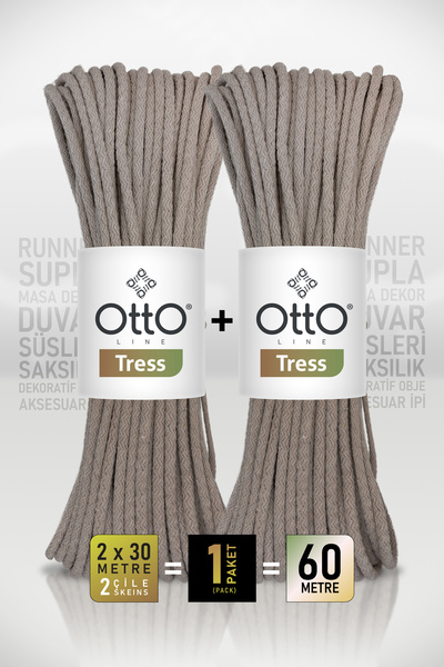 Otto Κορδόνια - Βιζόν (5061) - Συσκευασία 2 τεμαχίων x 30μ/6χιλ/500γρ - Βαμβα...
