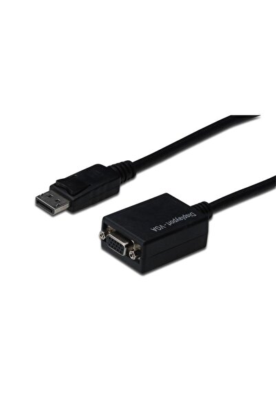 Digitus Cablu adaptor Assmann DisplayPort la VGA, 15 cm, Negru