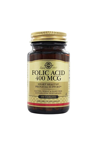 Solgar Φολικό Οξύ 400 mcg 100 Δισκία