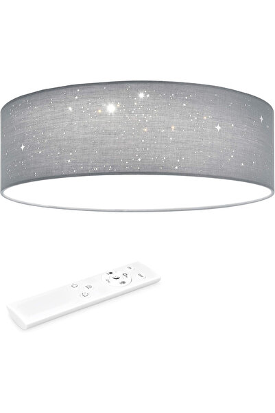 Navaris Plafonieră LED, efect de stele, Ø 40 x 12 cm, intensitate reglabilă, ...