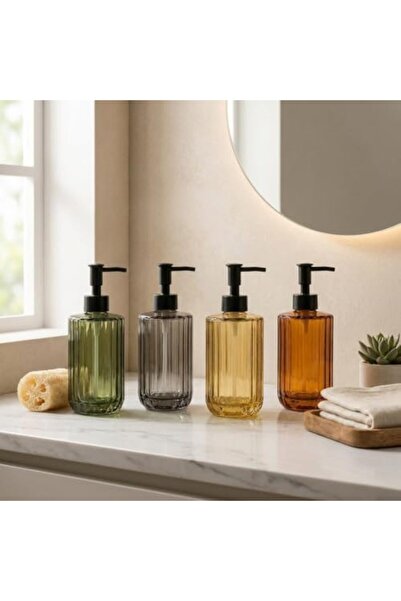Yıldızan Pazaralanı Store 1 Piece 500 ml Glass Liquid Soap Dispenser - Stylis...