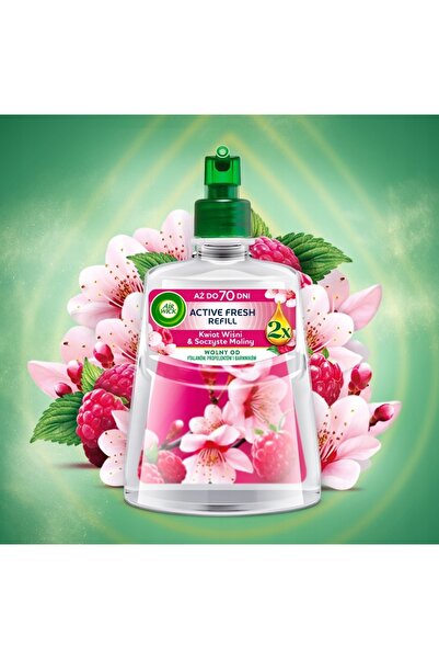 Air Wick Rezervă de odorizant de cameră fără aerosoli, Floare de cireș și Zme...