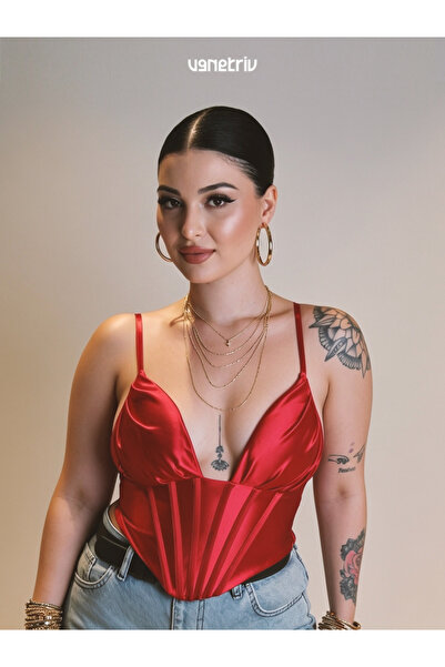 Venetriv Rouge Kırmızı Büstiyer Korse