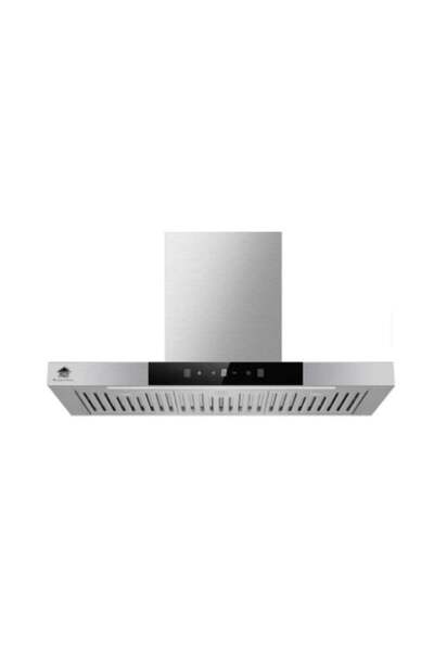 Wonderful-kitchens 90cm Wide Strip System Kitchen Range Hood in Silver Stainl...