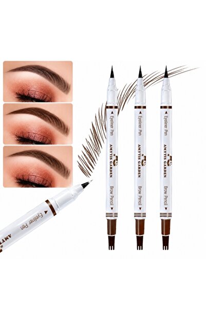 colier 2-in-1 Brown Eyebrow Pencil - Natural Precision & Long-Lasting Wear Ac...