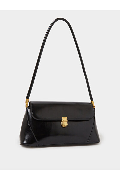Styli Flap Shoulder Bag with Push-Lock