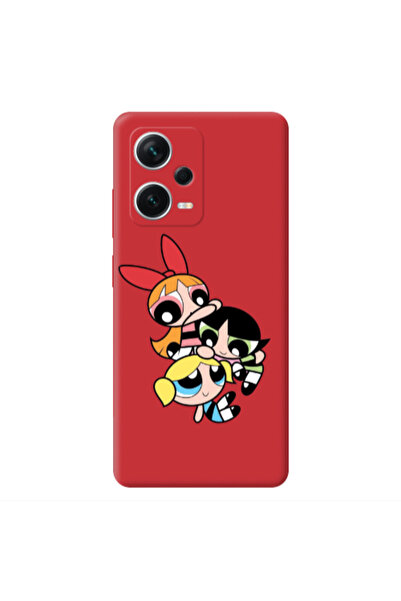 Other Xiaomi Poco X5 Powerpuff Red Colored Silicone TPU Θήκη
