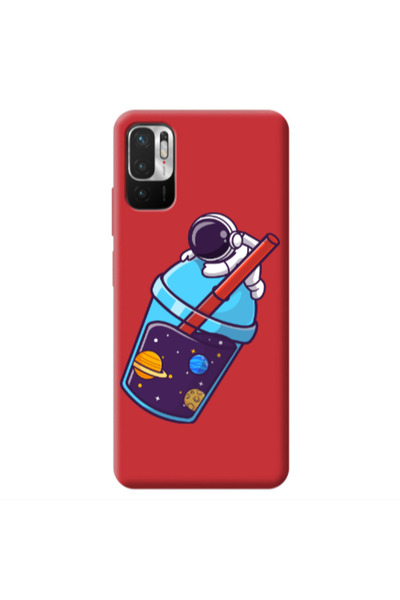 Other Xiaomi Redmi Note 10 Pro 5G Longing in space Red Colored Silicone TPU Θήκη