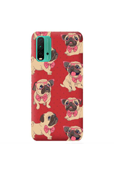Other Xiaomi Poco M3 Dog Spectacled Red Colored Silicone TPU Θήκη