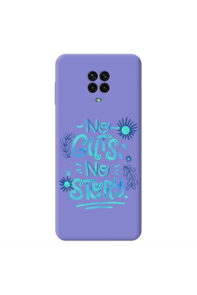 Other Xiaomi Redmi Note 9 Pro No guts no story Purple Colored Silicone TPU Θήκη