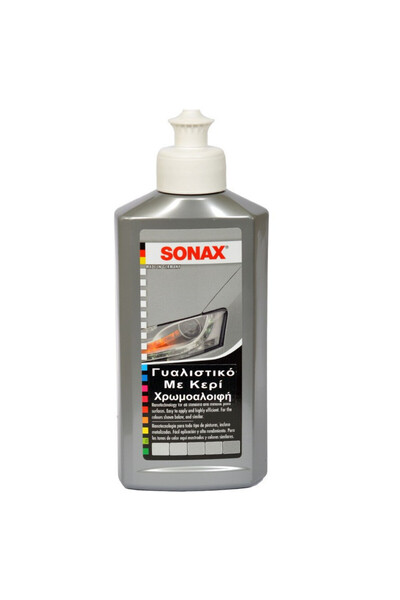 Sonax Γυαλιστικό & Κερί με χρώμα ασημί/γκρι NanoPro 250ml