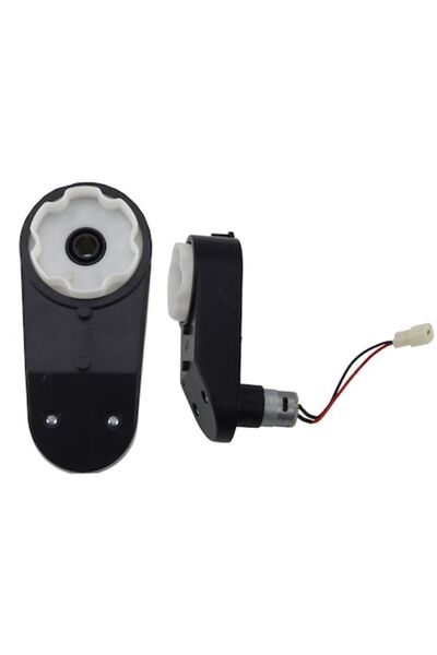 OEM Motor cu angrenaj JL199 FY-1 12V RS390, Negru