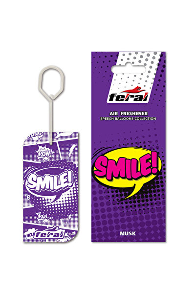 OEM Αρωματικό Αυτοκινήτου Κρεμαστό Feral Speech Collection SMILE 1 Τεμάχιο